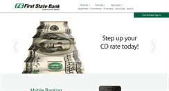 Desktop Screenshot of firststatebanks.com