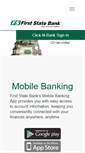 Mobile Screenshot of firststatebanks.com